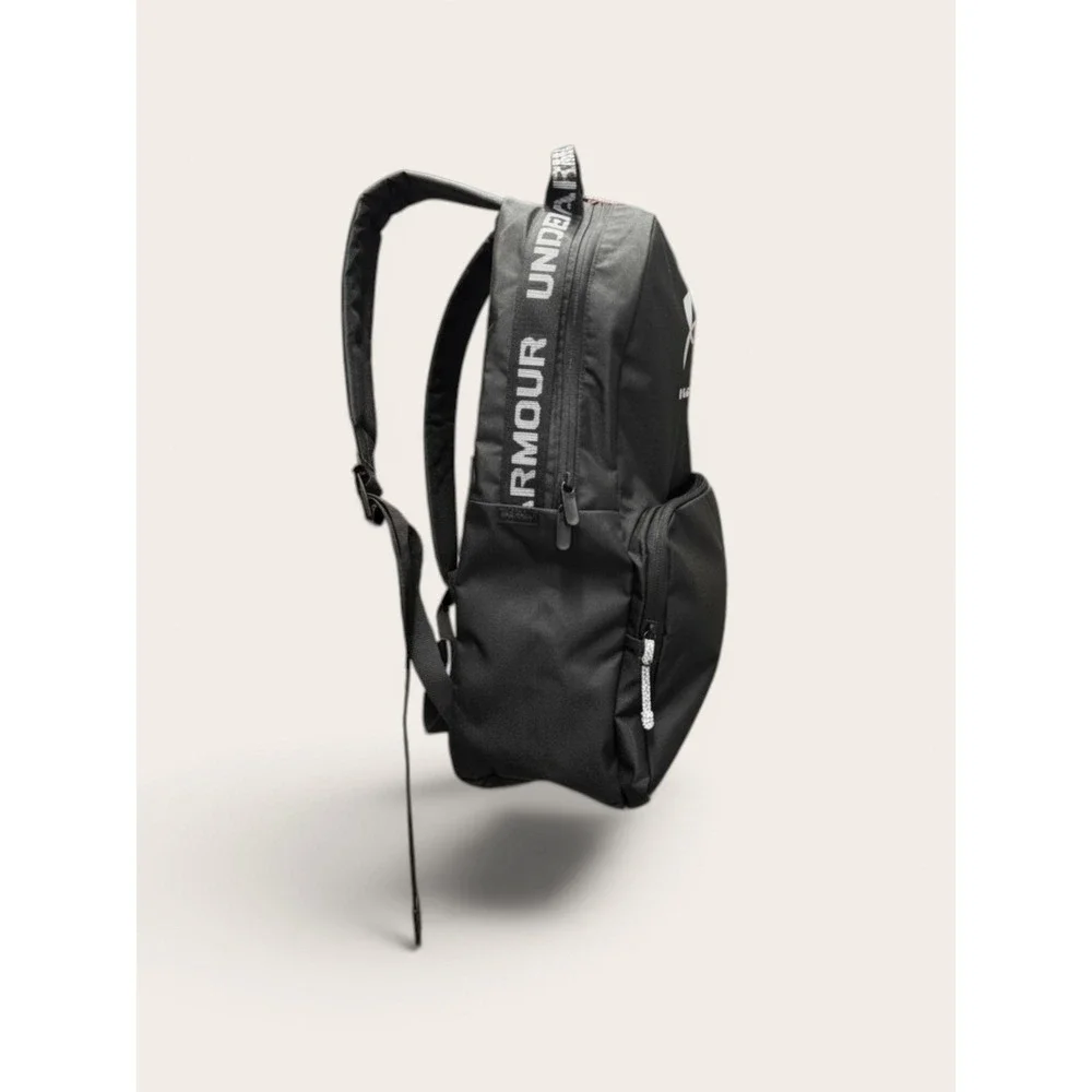 Under Armour Loudon Backpack Black White Water Resistant School Laptop Bag NEW